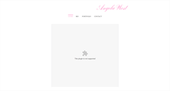 Desktop Screenshot of angelawest.net